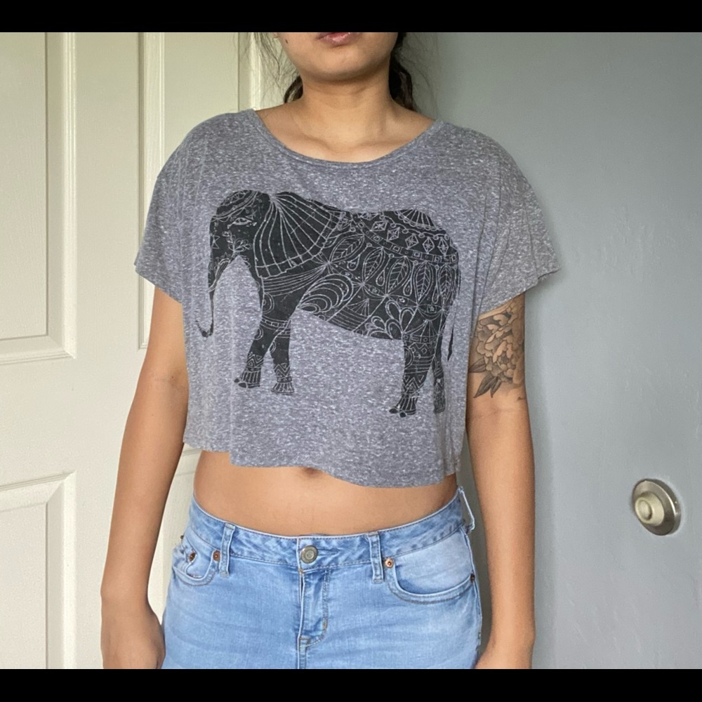Boho elephant top